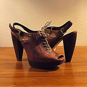 Nine West Brown Heels | 9.5
